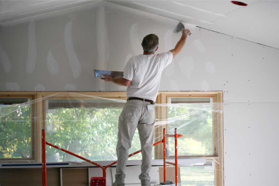 Drywall repair of interior paint by Vanilla Painters